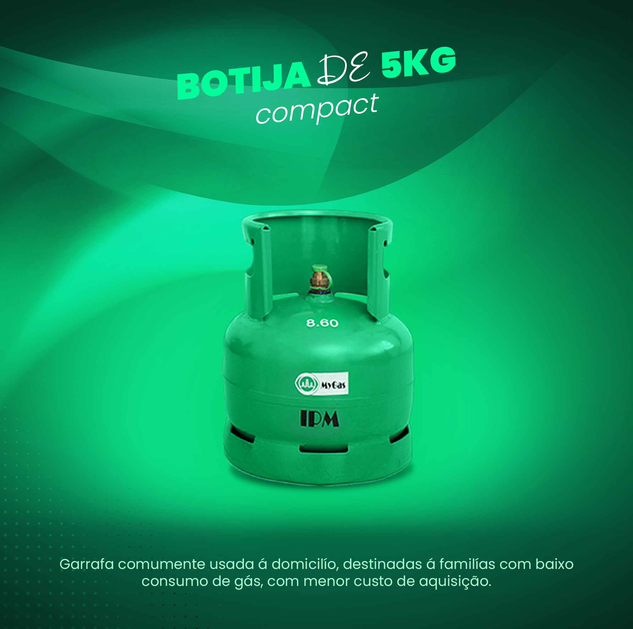 Botija 5kg Compact